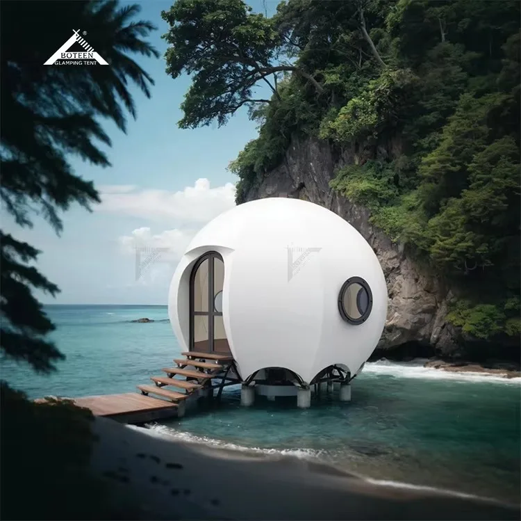 BOTEN Egg-shaped Camping Tent Luxury Glamping Pod for Resort & Campsite Glamping Egg Tent Prefab Pod House Outdoor - Image 5
