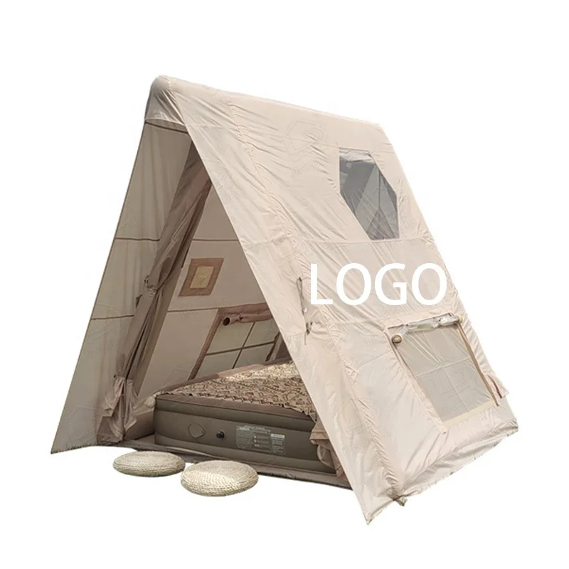 BOTEEN Triangle Outdoor Air Tent Foldable Outdoor Triangle Portable Folding Inflatable Tent for Party