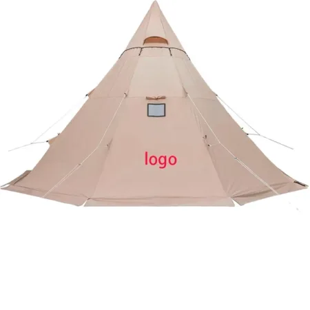 BOTEEN Glamping Tent Yarn Octa Canvas Stove Half Inner Tent 3 5 Person for Hot Tent Camping