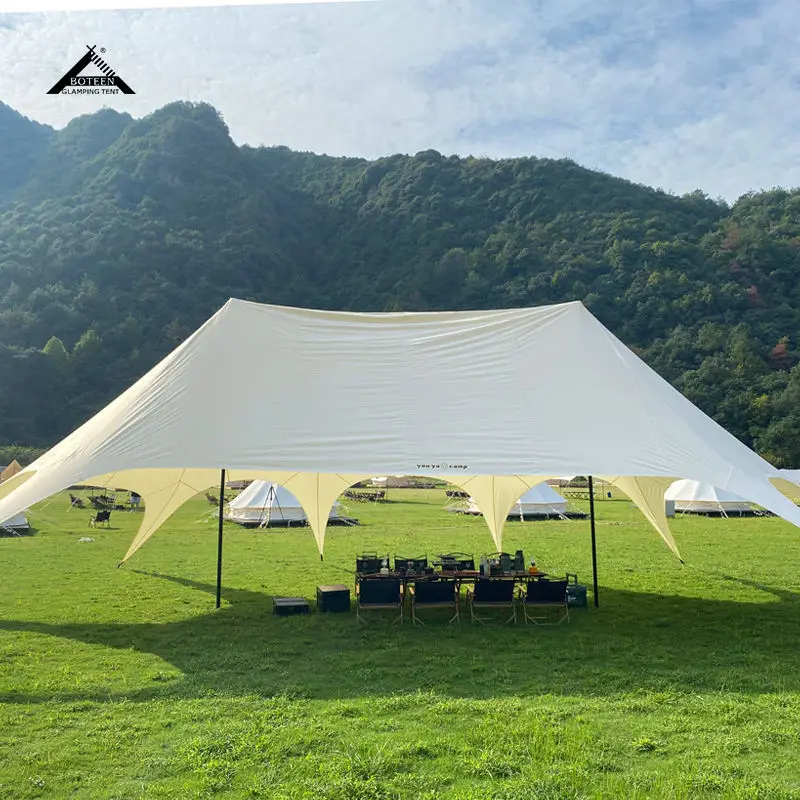 Camping Party Wedding Tent Large Waterproof Luxury Stretch Tent for Event Picnic High Quality Peaked Outdoor Tent 20-30 People - Image 6