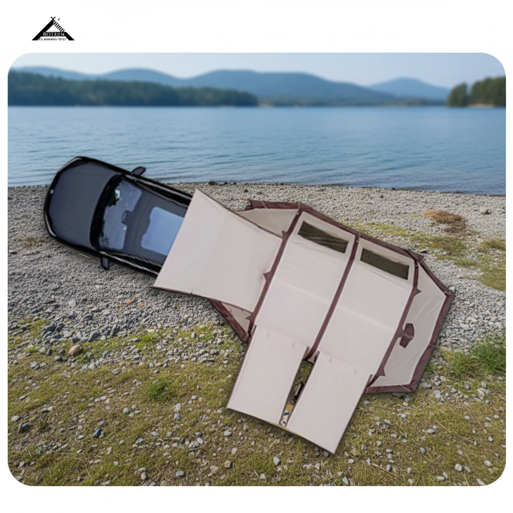 BOTEEN Summer Custom Outdoor Tent Galvanized Steel Pipe >3000mm Waterproof Three Bedrooms Living Room Modular Design for Parties - Image 4