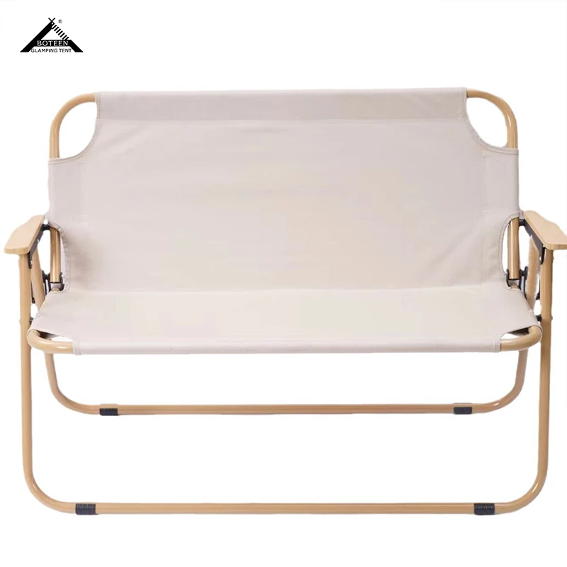 High Quality Outdoor Camping Chair Double Portable Lightweight Aluminium Chair Seat 2 People for Picnic Camping - Image 6