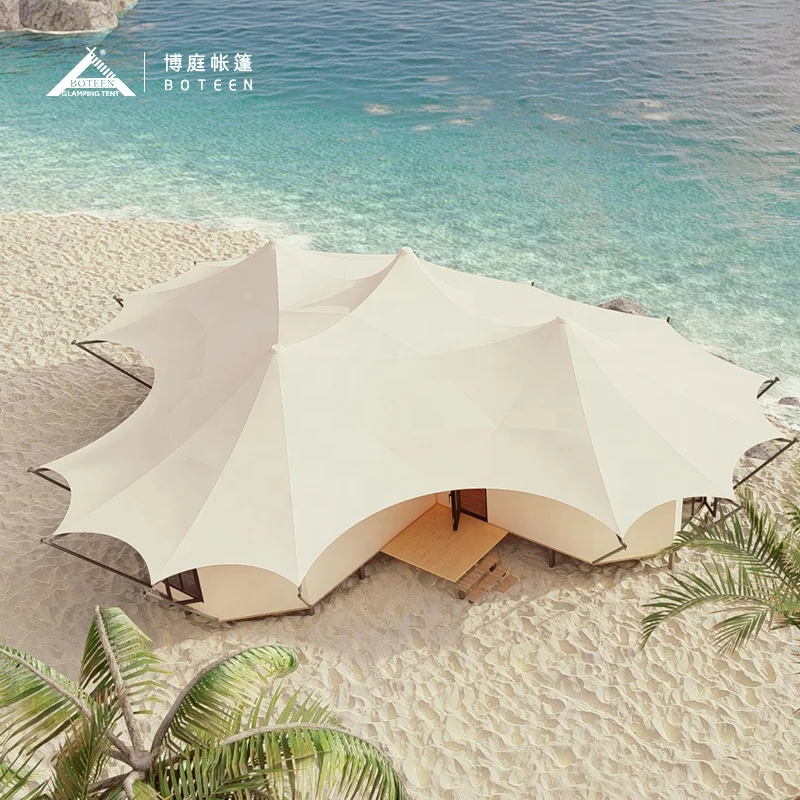 BOTEEN Luxury Tents Large Big Hotel Resort Glamping Tent Luxury Hotel Luxury Tents Hotel Glamping With Bathroom - Image 4