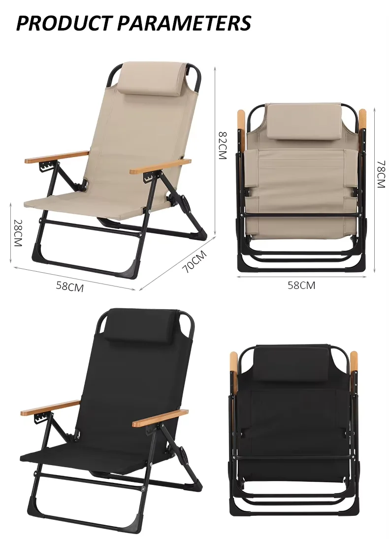 High Quality Aluminum Portable Folding Camping Chair-Durable Outdoor Use for Gym Hotel & Warehouse - Image 5