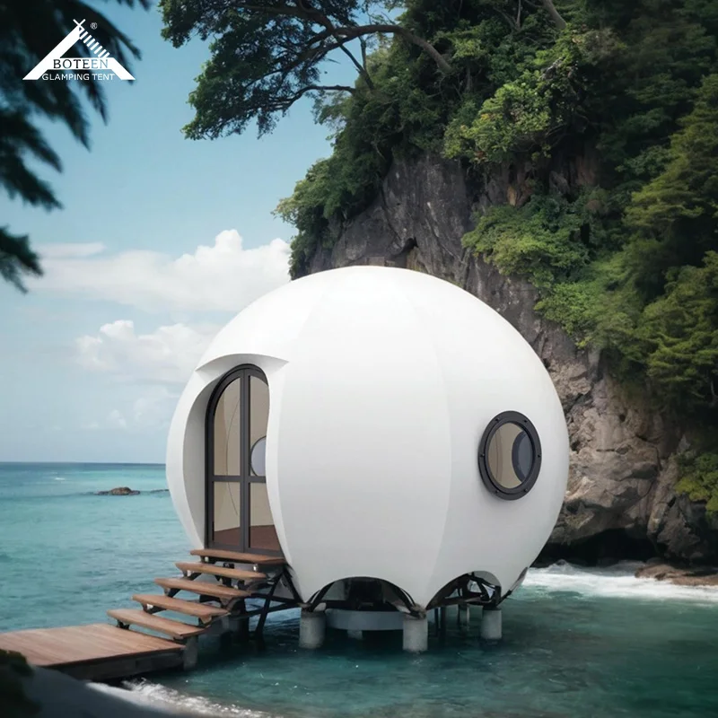 Camping Cabin Hunting Style Tent Panoramic Camping Dome Luxurious Outdoor Accommodation