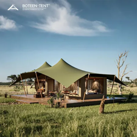 Professional All Seasons Waterproof Tent 2 Person Luxury Cabin-Style Shelter for Commercial Events & Glamping