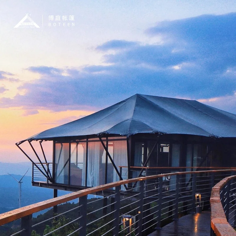 Luxury Glamping Safari Tent for Hotels - Waterproof, Spacious, and Perfect for Outdoor Resorts