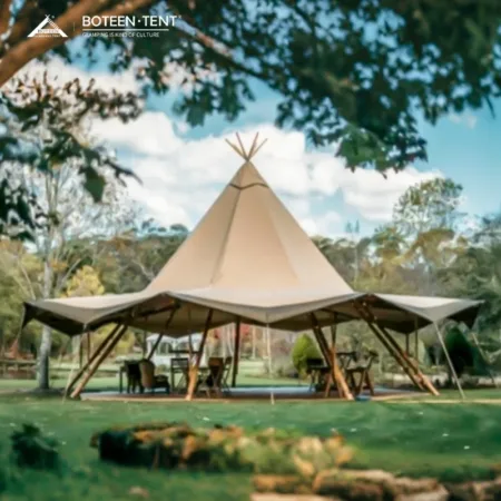 Factory Direct Cheap Big Indian Canopy Tent Straight Bracing Type Straw Hat for Camping Restaurant Bar Wedding Party Beach Use