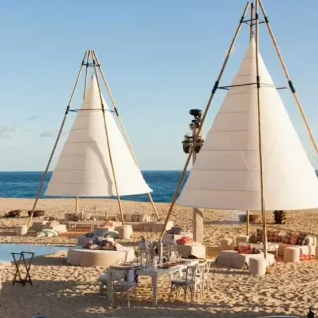 Factory Oxford Summer Bamboo Folding Tent with High Wind Resistance & Waterproof for Outdoor Parties & Barbecue