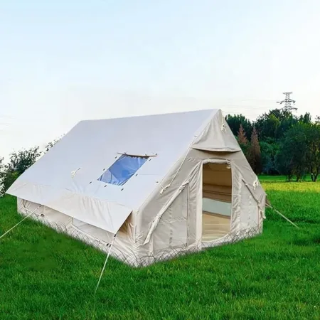 BOTEEN Oxford Material Inflatable Camping Tent Four-Season Use Two Bedrooms & Living Room Waterproof & UV-Resistant