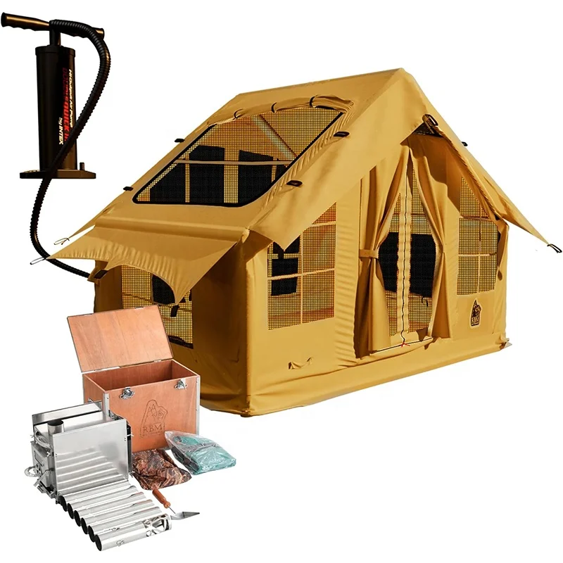 BOTEEN Air Inflatable Camping Tent House 4 Season Glamping Outdoor Tents for Camping