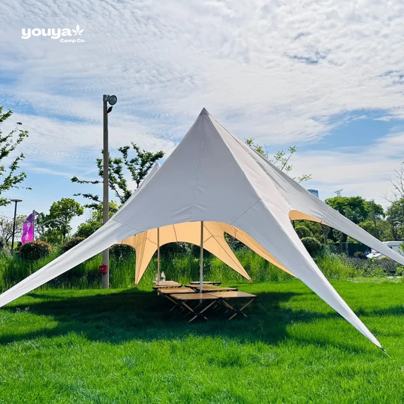 Popular 15m Star Camping Advertising Canopy Tent Portable Base Outdoor Waterproof Oxford Material Wind Resistant 8-10 Two - Image 4