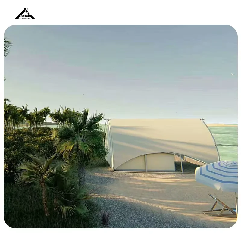 New Design Outdoor Glamping Sailing Shape Hotel Tent Safari Resort Sailing Tents - Image 3