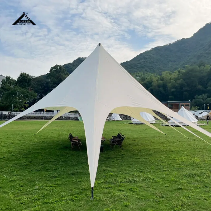 Camping Party Wedding Tent Large Waterproof Luxury Stretch Tent for Event Picnic High Quality Peaked Outdoor Tent 20-30 People - Image 5