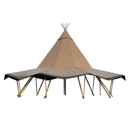 Indian Style Oxford Summer One Bedroom Large Grass Hat Shaped Outdoor Restaurant Party Luxury Tent