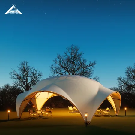 Custom High Quality Outdoor Dome Tent Large Luxury Glamping Canopy Waterproof Wedding Party Tent for Event Festival Restaurant