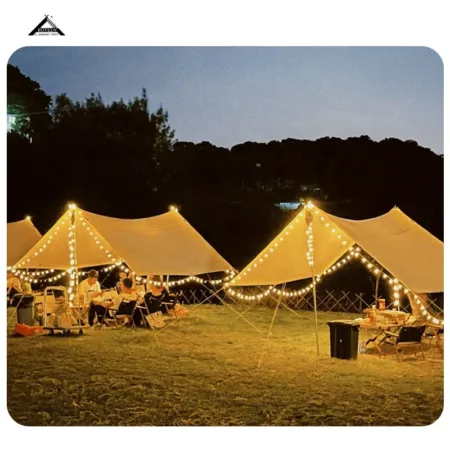 BOTEEN S-34 3x4m Camping Tent Canopy with >3000mm Waterproof & Wind Resistance up to 10 for Outdoor Use & Party