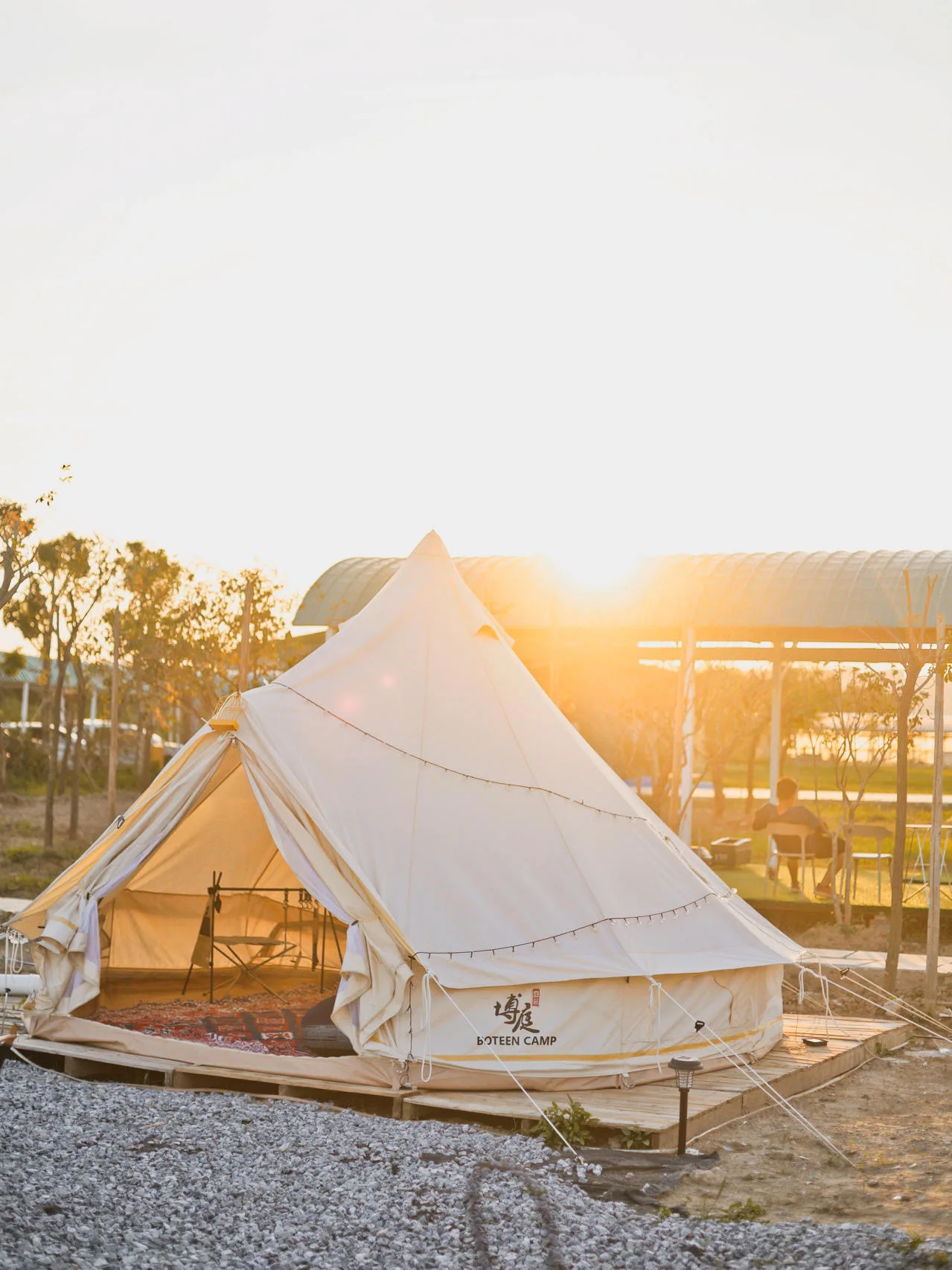 3-7m Oxford Cotton Resorts Tent Outdoor Waterproof Breathable Camping Yurt Hiking Travel Party Family Tent - Image 4