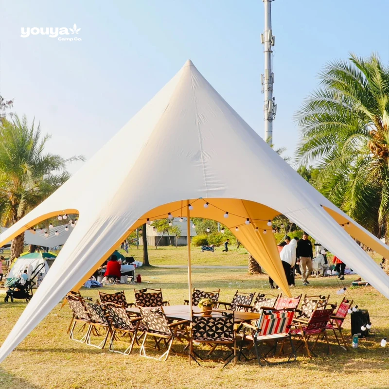Popular 15m Star Camping Advertising Canopy Tent Portable Base Outdoor Waterproof Oxford Material Wind Resistant 8-10 Two - Image 3