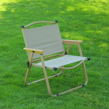 BOTEEN Portable Folding Field Chair Wooden Furniture Aluminum Wood for Camping and Gym Use French Style Dining Room Furniture