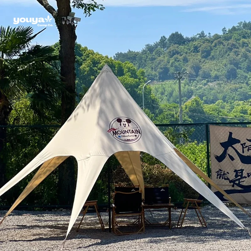 Popular 15m Star Camping Advertising Canopy Tent Portable Base Outdoor Waterproof Oxford Material Wind Resistant 8-10 Two - Image 5