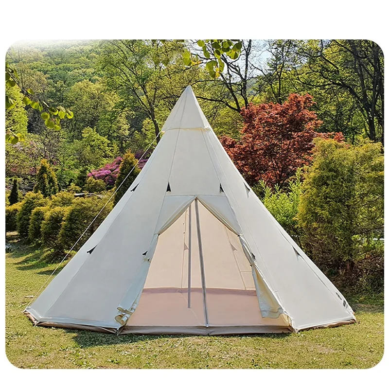 BOTEEN One Bedroom Camping Tent with Galvanized Steel Frame 3000mm Waterproofing Portable Beach & Outdoor Summer Tent for Events - Image 3