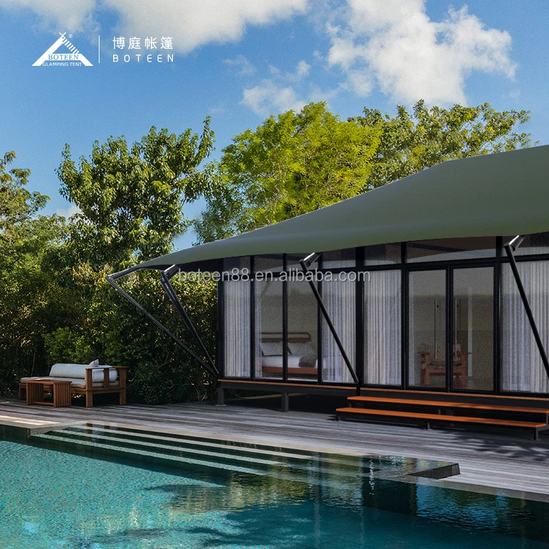 2025 Custom High-Level Glamping Dome House Tent Desert Snail Tent Domos for Indoor Use Exhibitions 6m 7m Diameter Aluminum Glass - Image 4