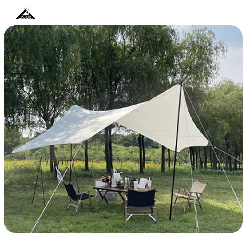 Spacious Outdoor Camping Tarp Heavy-Duty Waterproof Galvanized Steel Frame Oxford Material for Events Weddings Market Stalls - Image 6