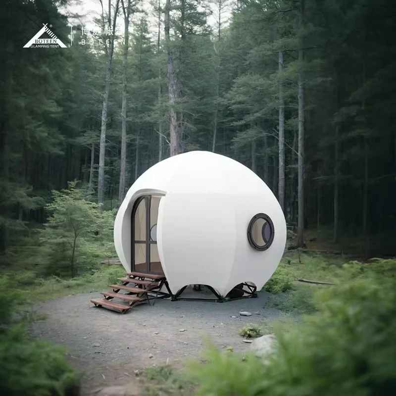 BOTEN Egg-shaped Camping Tent Luxury Glamping Pod for Resort & Campsite Glamping Egg Tent Prefab Pod House Outdoor - Image 3