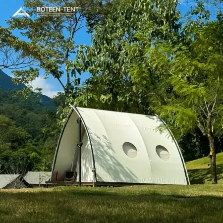 Hot Sale 4x5m Four-season Waterproof Summer Outdoor Safari Luxury Resort Tent for Hotels and Camping Adventures