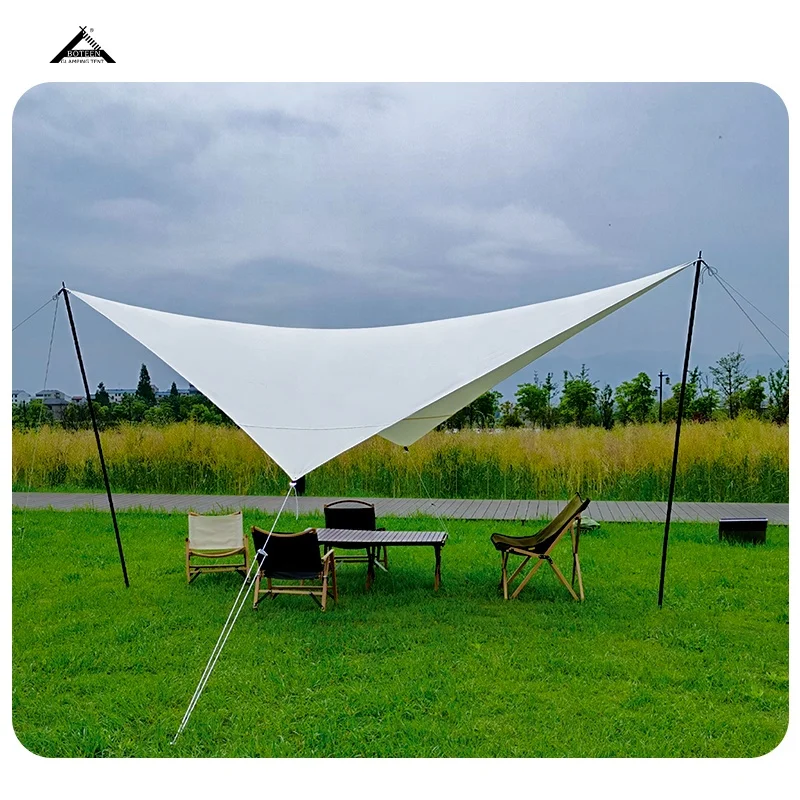 BOTEEN Portable Camping Shed Canopy Tent Outdoor Camping Canopy Picnic Fishing Camp Shade Butterfly Canopy for Party - Image 4