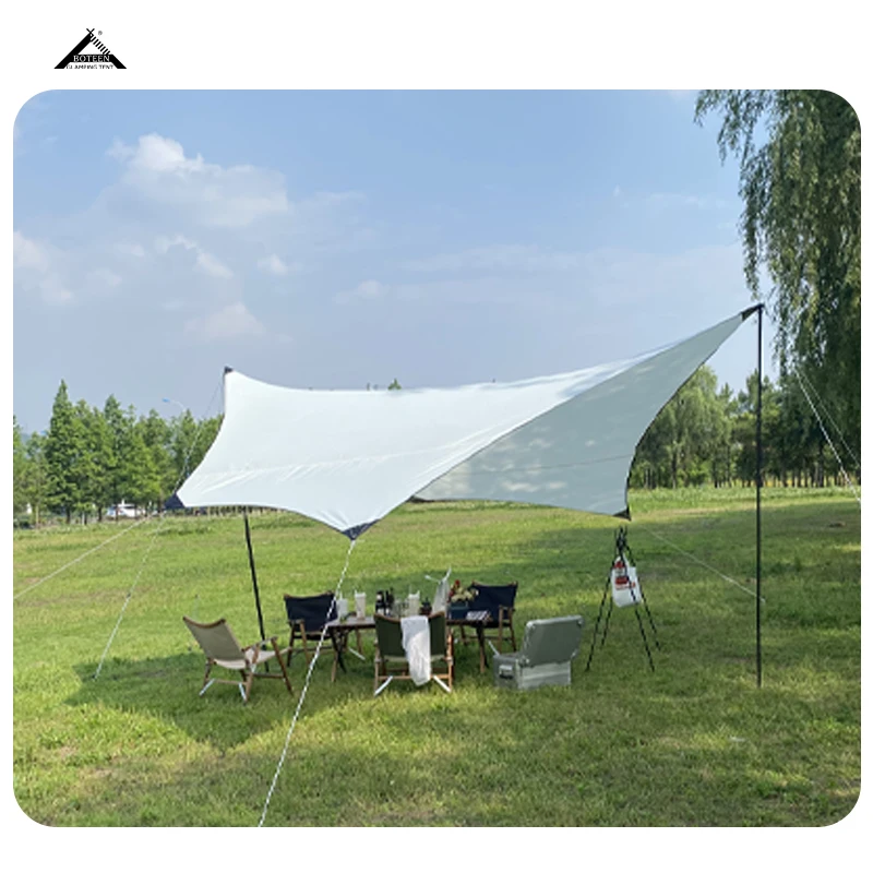 Spacious Outdoor Camping Tarp Heavy-Duty Waterproof Galvanized Steel Frame Oxford Material for Events Weddings Market Stalls - Image 3