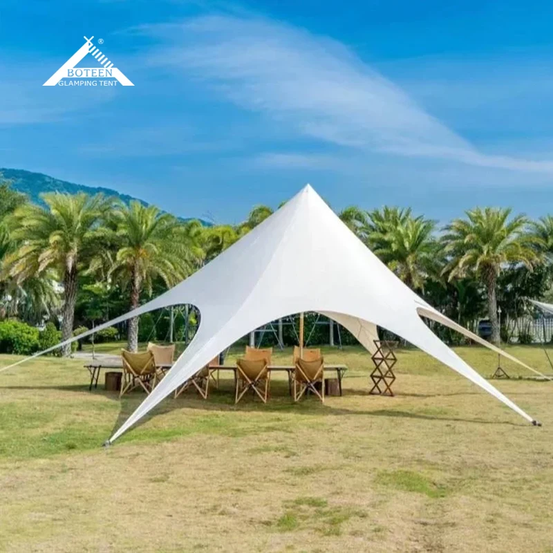 Professional Portable Camping 10M Extended Extra-large Thickened Multi-person Beach Rain Sun Shelter Waterproof Quick Automatic - Image 3