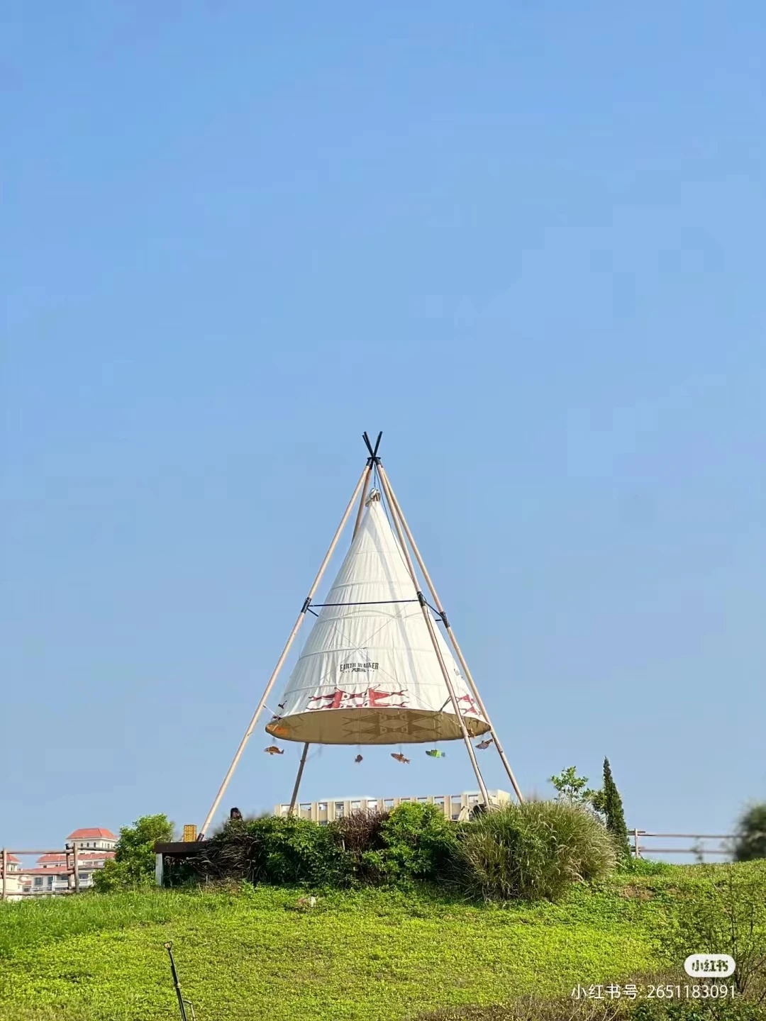 BOTEEN Camping Zelt Wood Grain Steel Pipe Galvanized Steel Pipe Outdoor Safari Tents All Season With Sanitairy - Image 4