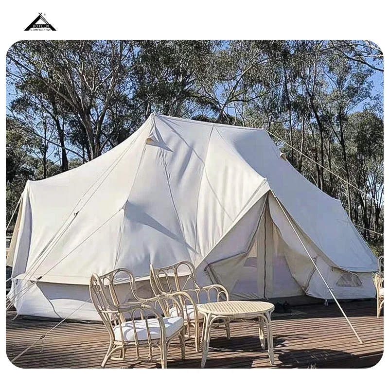 BOTEEN Camping Zelt Custom Outdoor Camping Tents Vintage Tent Large Yurt Rainproof Safari Tents All Season With Sanitairy - Image 6
