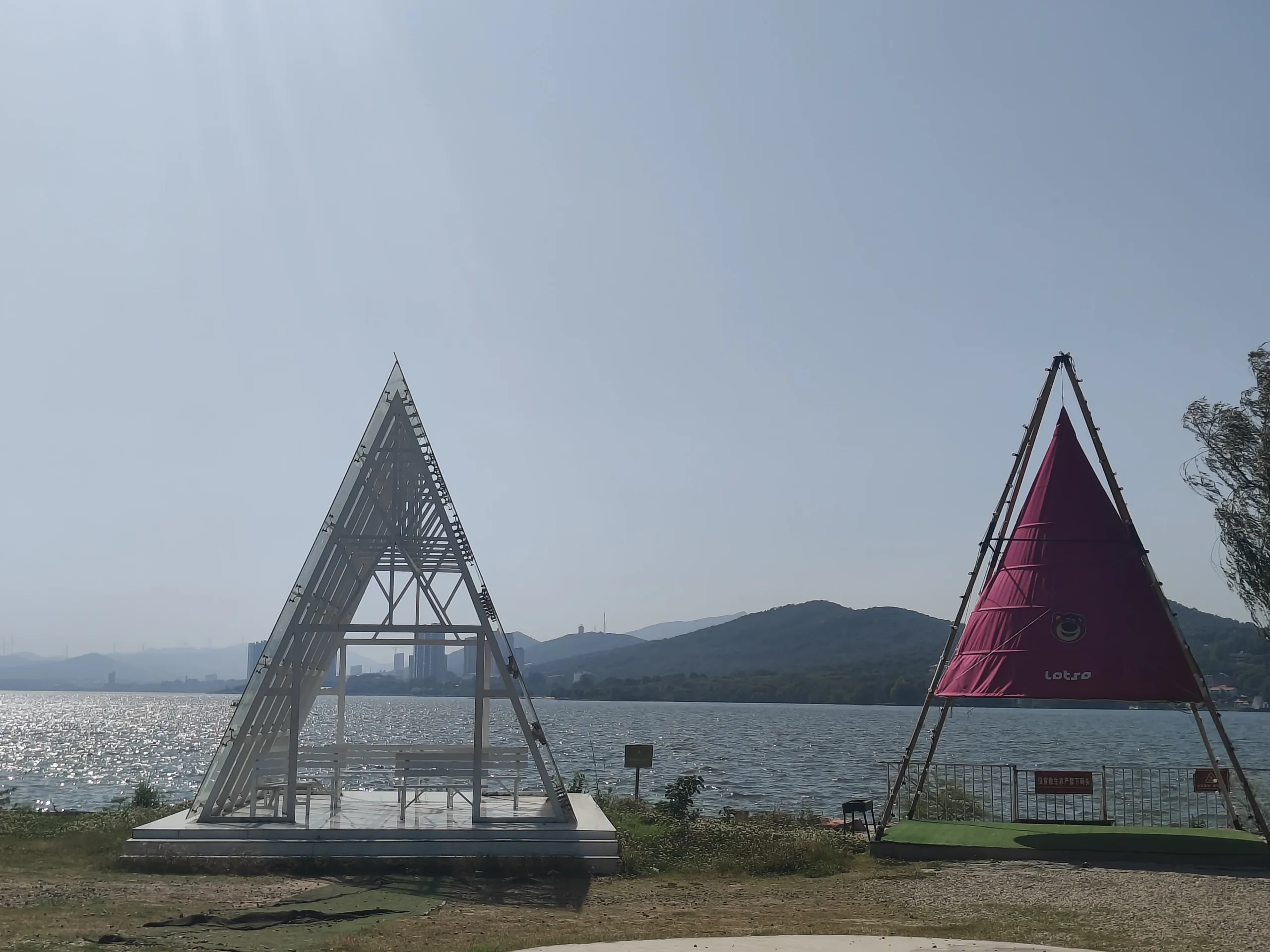 BOTEEN Camping Zelt Wood Grain Steel Pipe Galvanized Steel Pipe Outdoor Safari Tents All Season With Sanitairy - Image 3