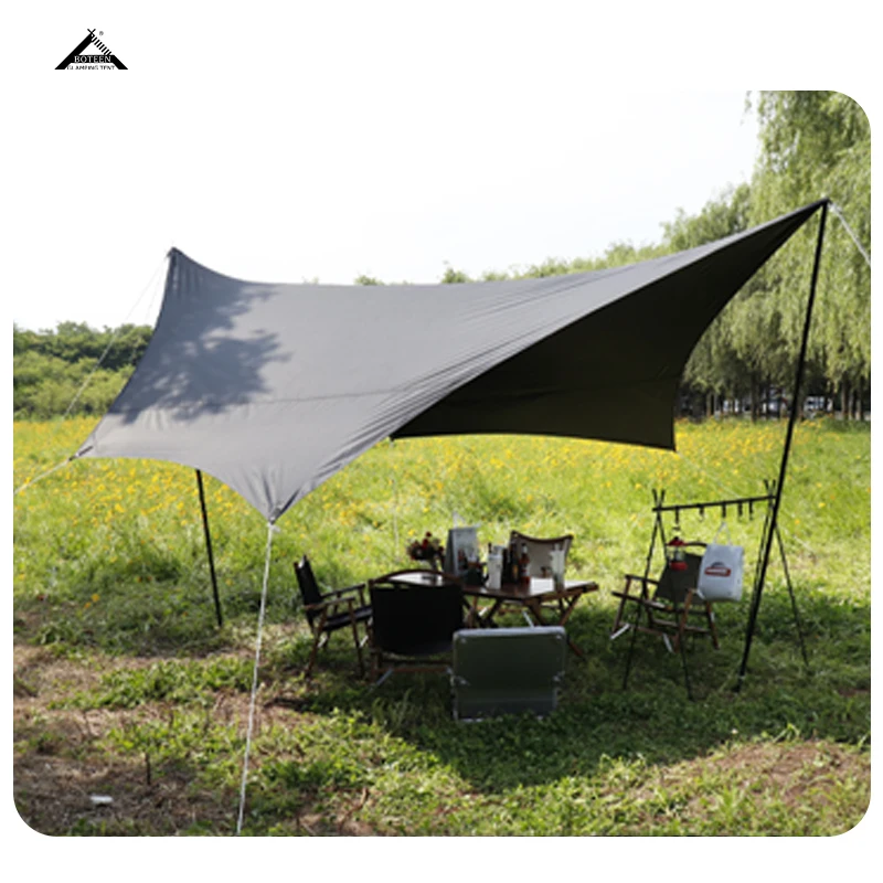 Spacious Outdoor Camping Tarp Heavy-Duty Waterproof Galvanized Steel Frame Oxford Material for Events Weddings Market Stalls - Image 5