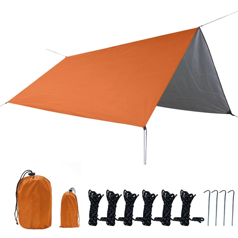 Waterproof Hammock Canopy Tent Backpacking Outdoor Survival Travel Blackout Tarp Shelter for Camping Hiking Tarp - Image 4