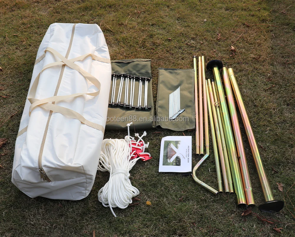 3-7m Oxford Cotton Resorts Tent Outdoor Waterproof Breathable Camping Yurt Hiking Travel Party Family Tent - Image 6