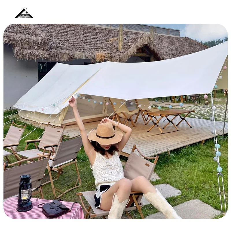 BOTEEN Outdoor Camping Tent House Glamping Summer Outdoor Picnic Bubble Tent Safari Tents 4 Season - Image 4