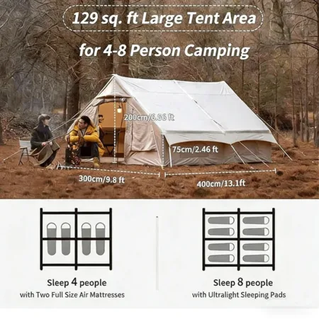 BOTEEN Inflatable Camping Tent Outdoor Camping Tent Inflatable House Luxury Tent for Camping