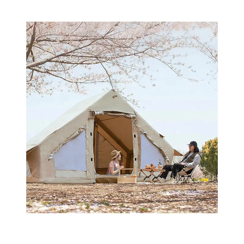 BOTEEN Oxford Fabric Inflatable Disco Tent with Waterproof >3000mm Two Bedrooms & Living Room Four-Season Outdoor Party Tent