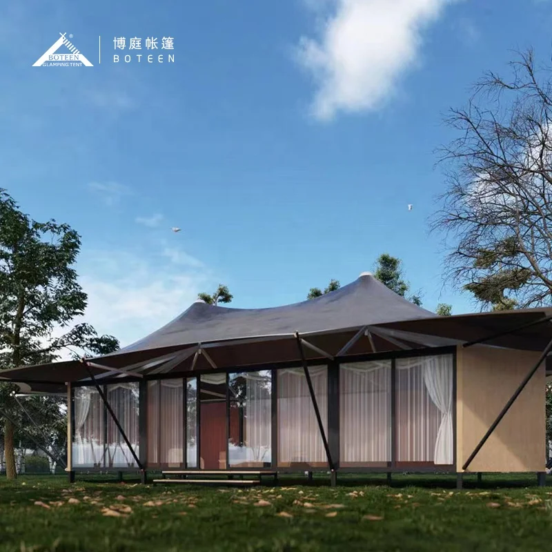 Custom Style Luxury and Comfortable Waterfront Resort Waterproof Luxury Hotel Tent - Image 5