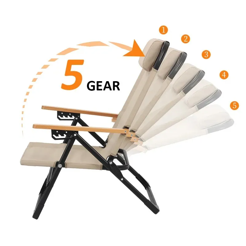High Quality Aluminum Portable Folding Camping Chair-Durable Outdoor Use for Gym Hotel & Warehouse - Image 4