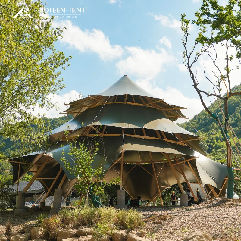 Extra Large Luxury Wild Outdoor Wedding & Party Canopy Tent Accommodates Wedding Dancing Use