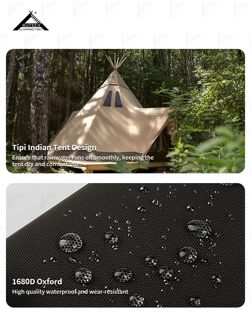 Luxury Native Style Bird Tent Waterproof Moisture-Proof Four-Season Eco-Friendly Foldable Single Best Choice for Outdoor Camping - Image 6