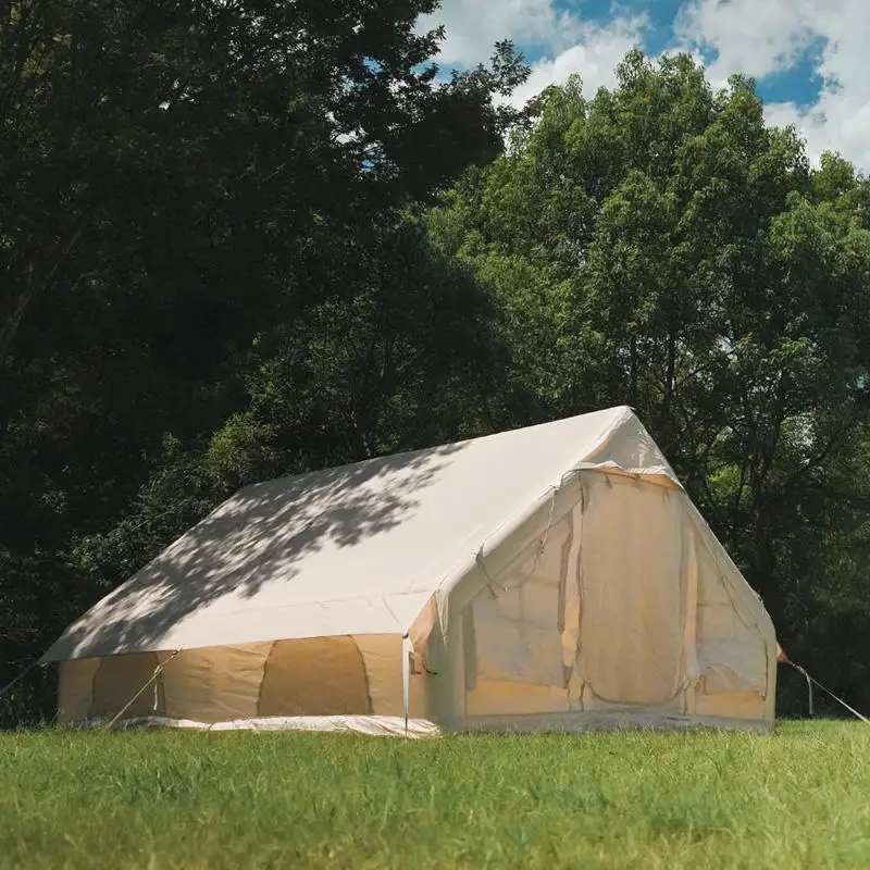 Wholesale Waterproof Oxford Cloth Inflatable Tent with 2 Large Windows and 2 Doors for Outdoor Camping by Adults