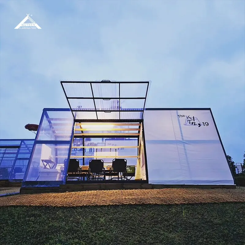 Custom 15 Years Life Eco Hotel Luxury Acrylic Tent Prefabricated House Family Atmosphere Party Cabin Tent - Image 2