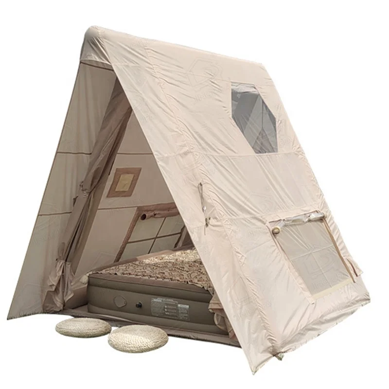 BOTEEN Triangle Outdoor Air Tent Foldable Outdoor Triangle Portable Folding Inflatable Tent for Party - Image 6