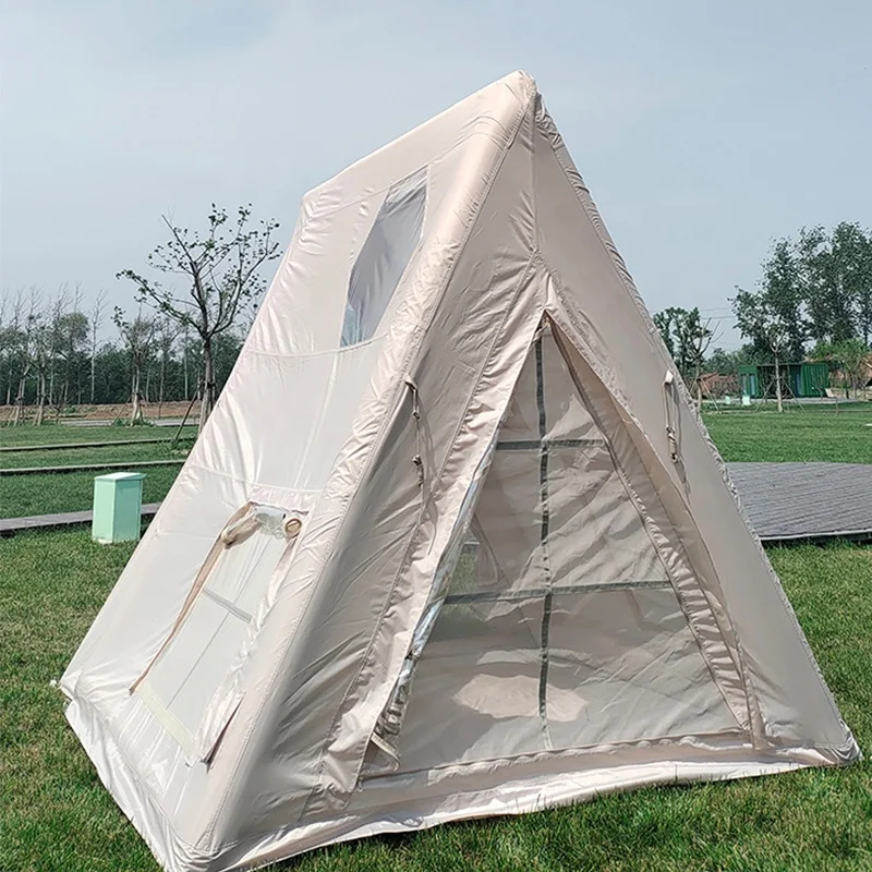 BOTEEN Triangle Outdoor Air Tent Foldable Outdoor Triangle Portable Folding Inflatable Tent for Party - Image 5